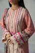 Womens Unstitched Volume 5 Pink 3 Piece